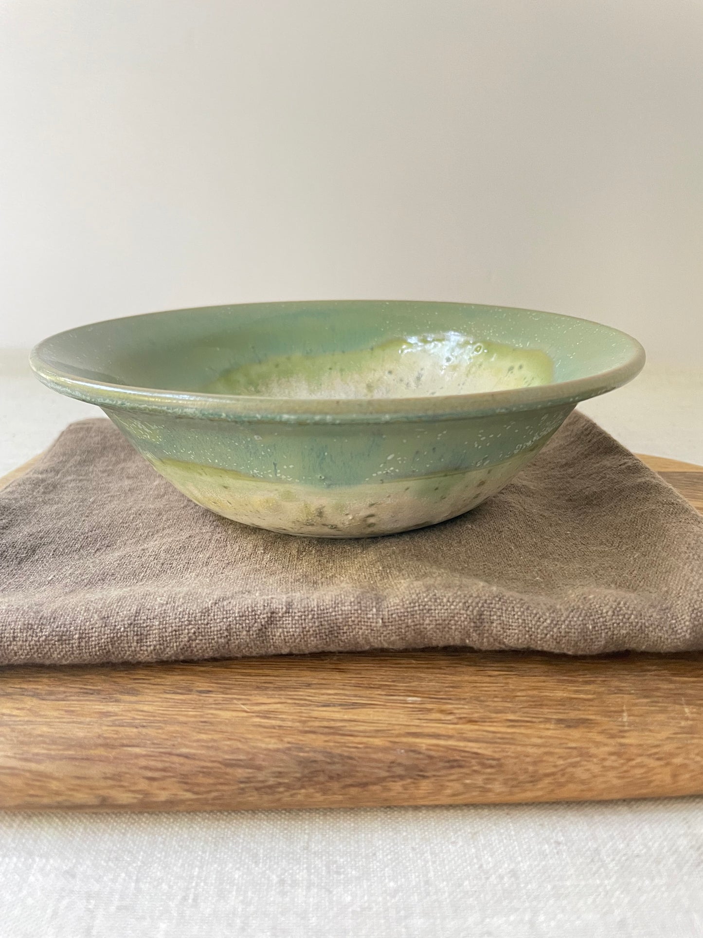 Green Ivy Bowl, 7.5 inch