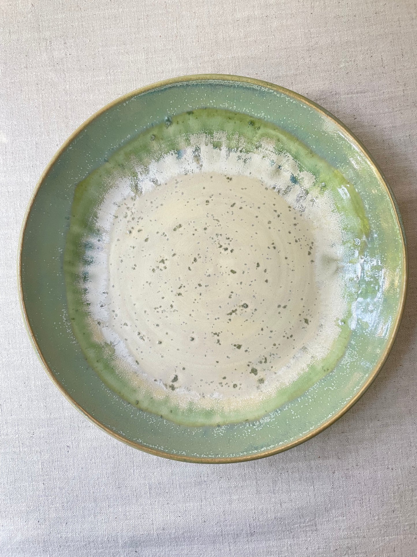 Green Ivy Serving Plate