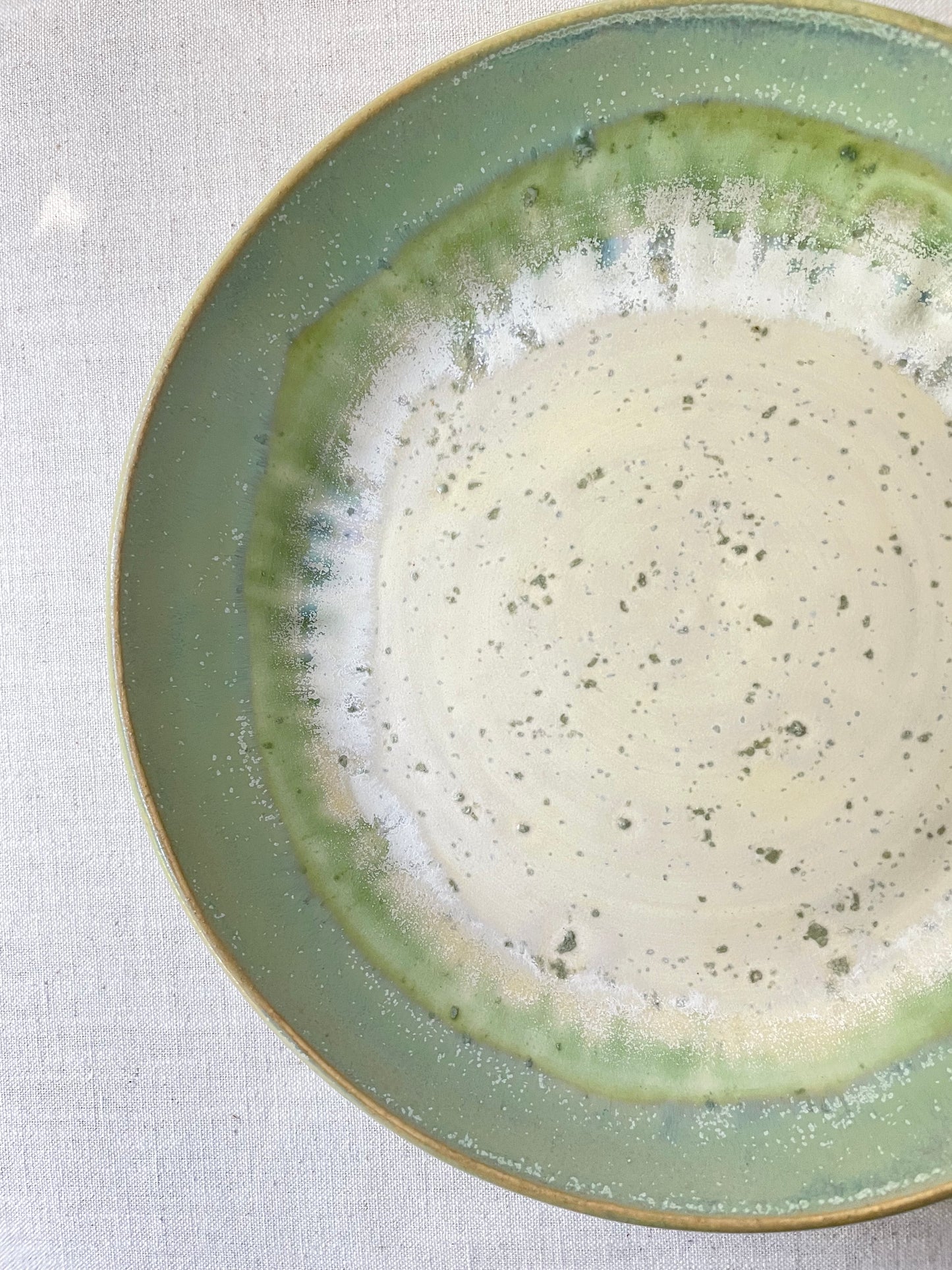 Green Ivy Serving Plate