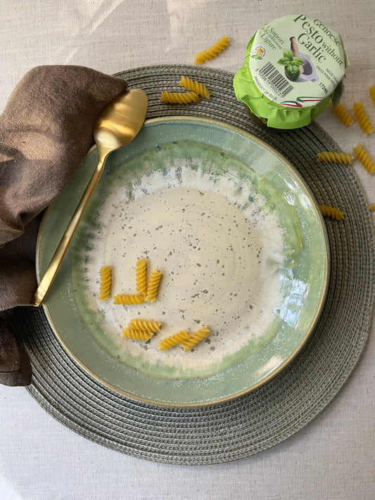 Green Ivy Serving Plate