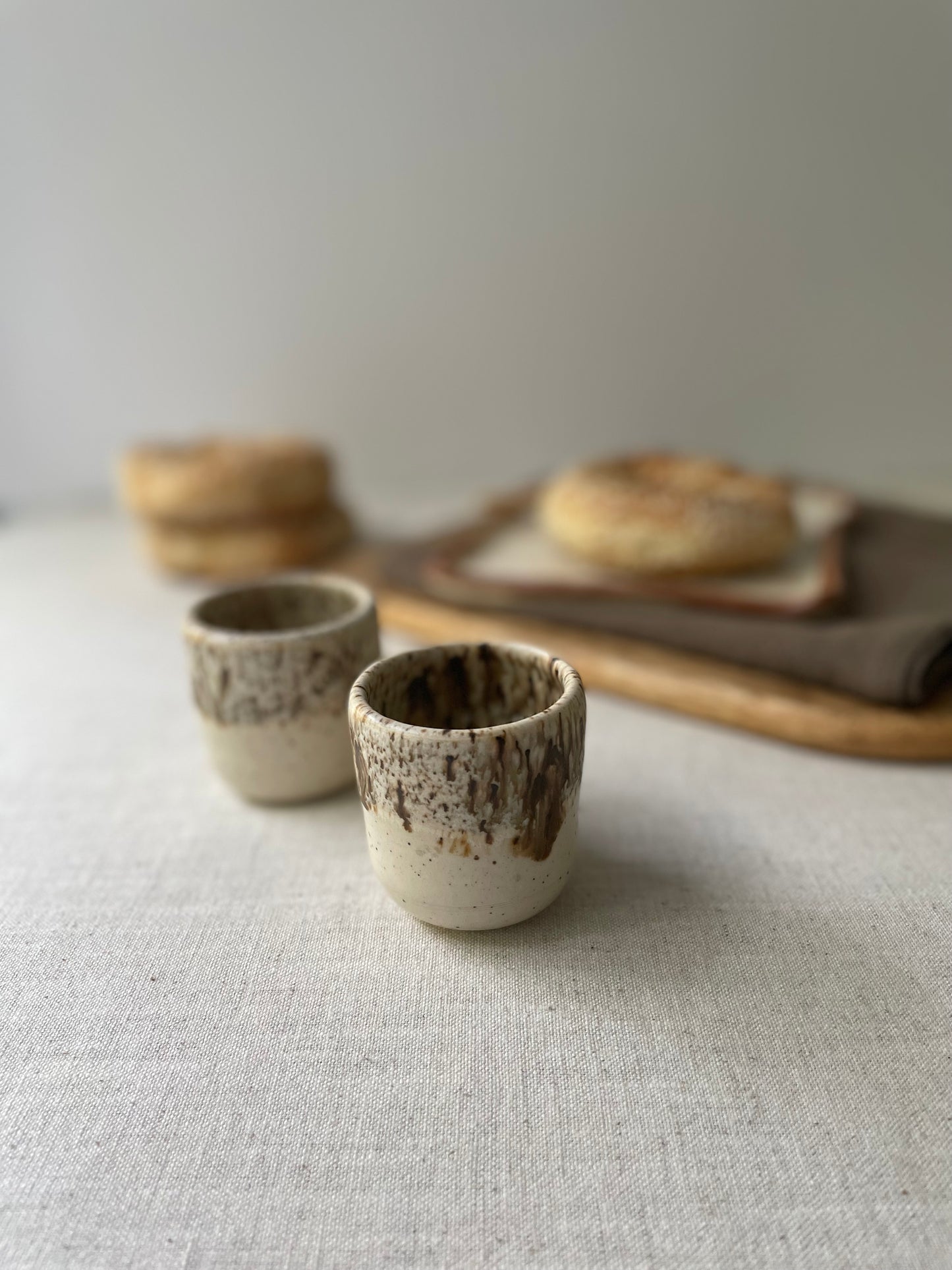 Birch Speckled Espresso Cups, Set of 2
