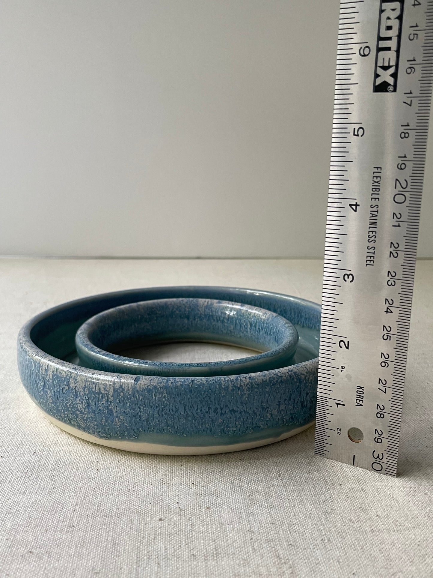 Blue Ring Vase