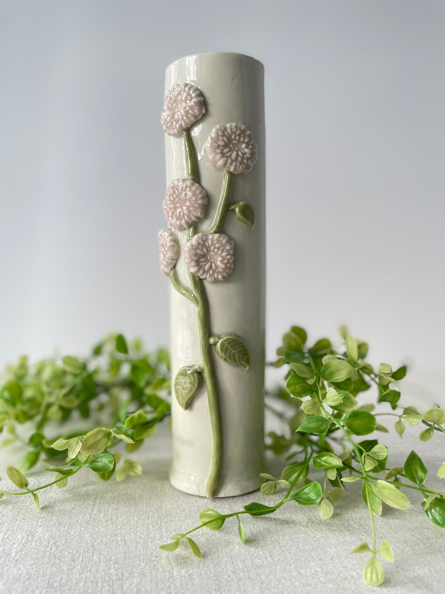 Blush Mums Vase