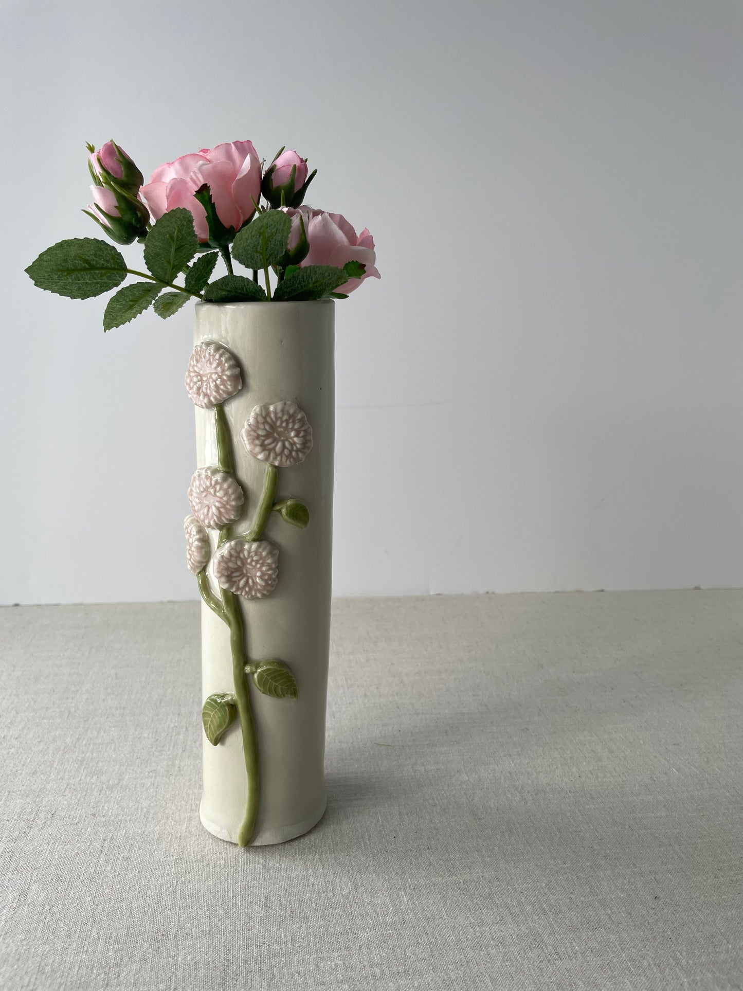 Blush Mums Vase
