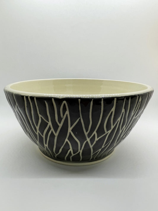 Black Bark Medium Bowl