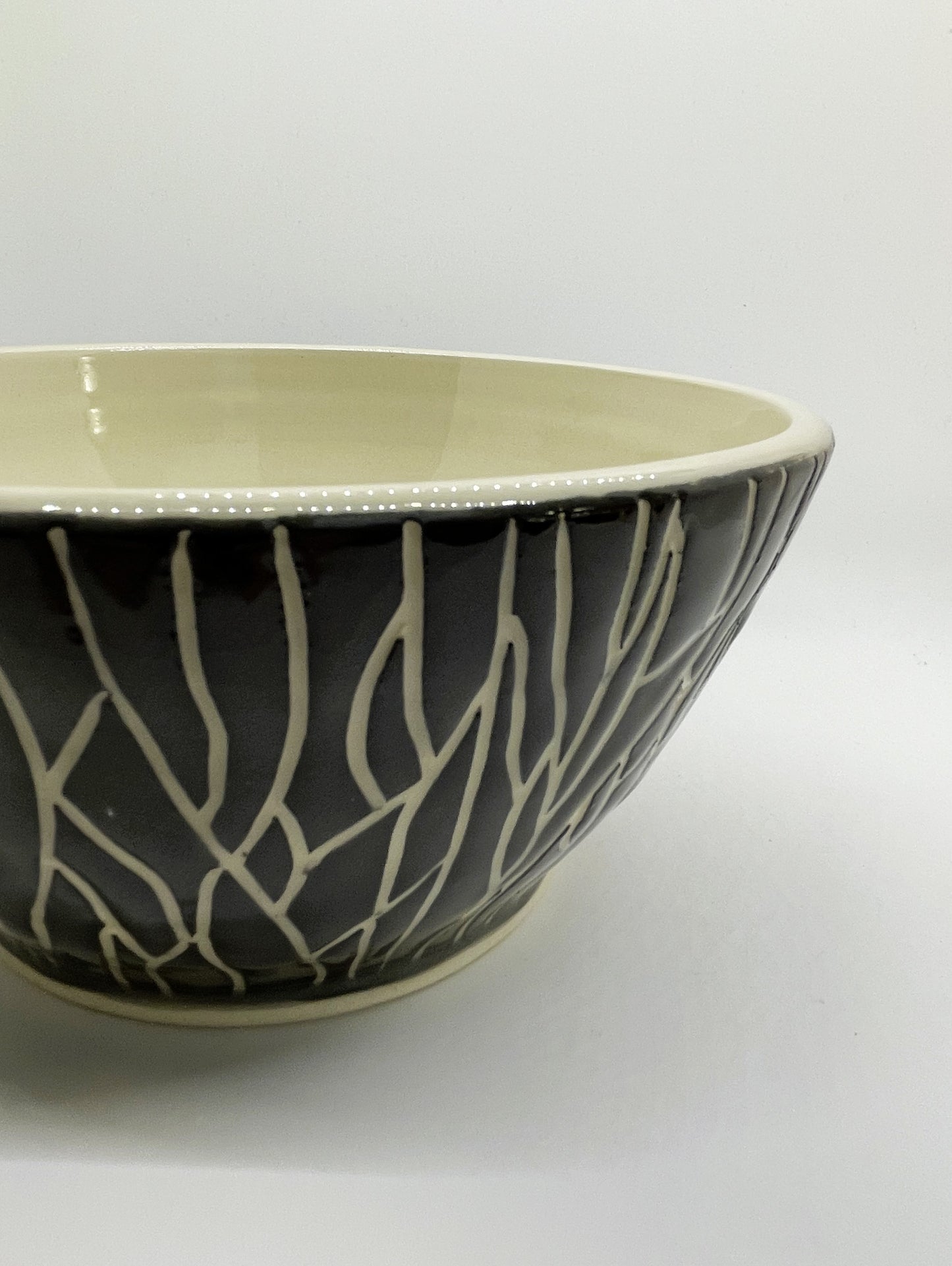 Black Bark Medium Bowl