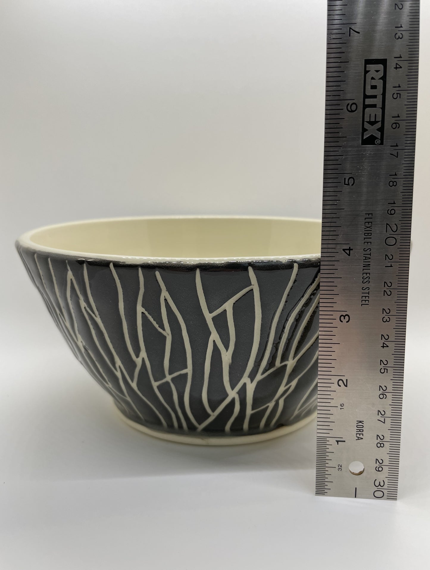 Black Bark Medium Bowl