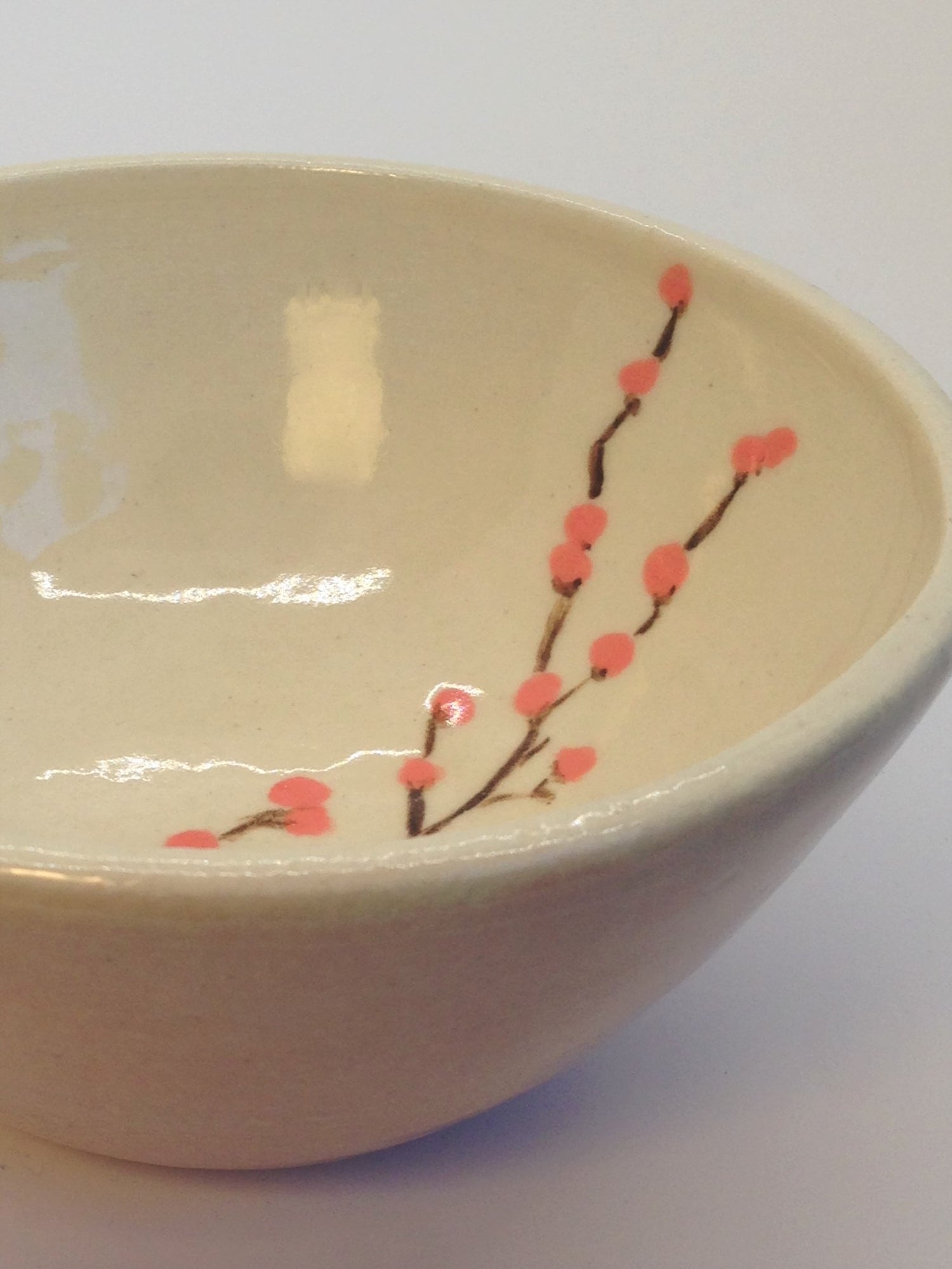 Kalon Ceramics | Handmade Ceramic Bowl with Japanese Cherry