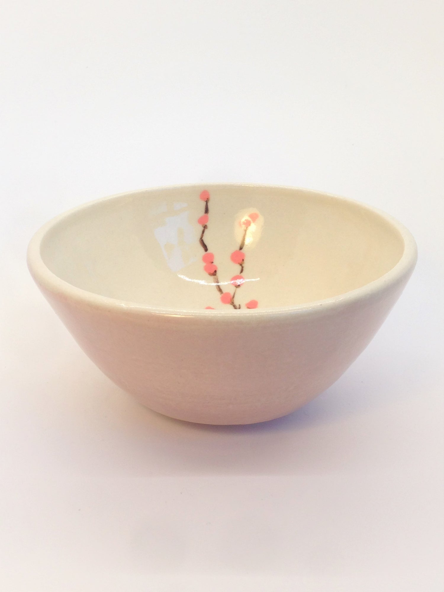 Kalon Ceramics | Handmade Ceramic Bowl with Japanese Cherry Blossoms